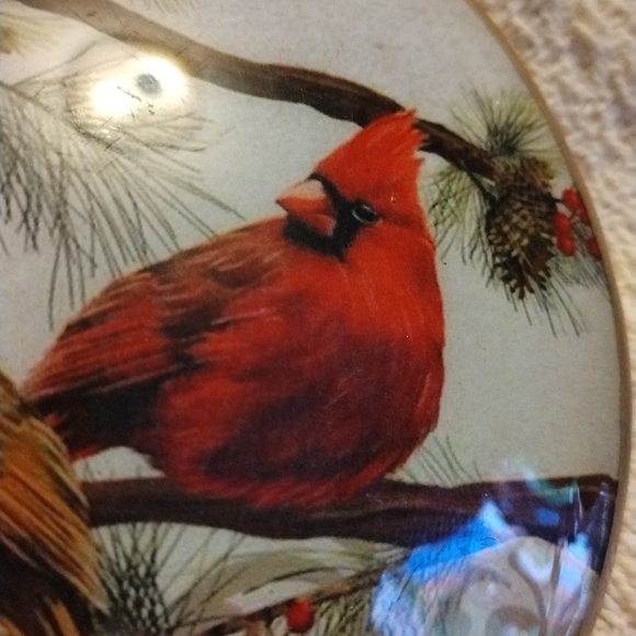 Cardinal Ornament M/F Holiday Scene - Picture 4 of 8